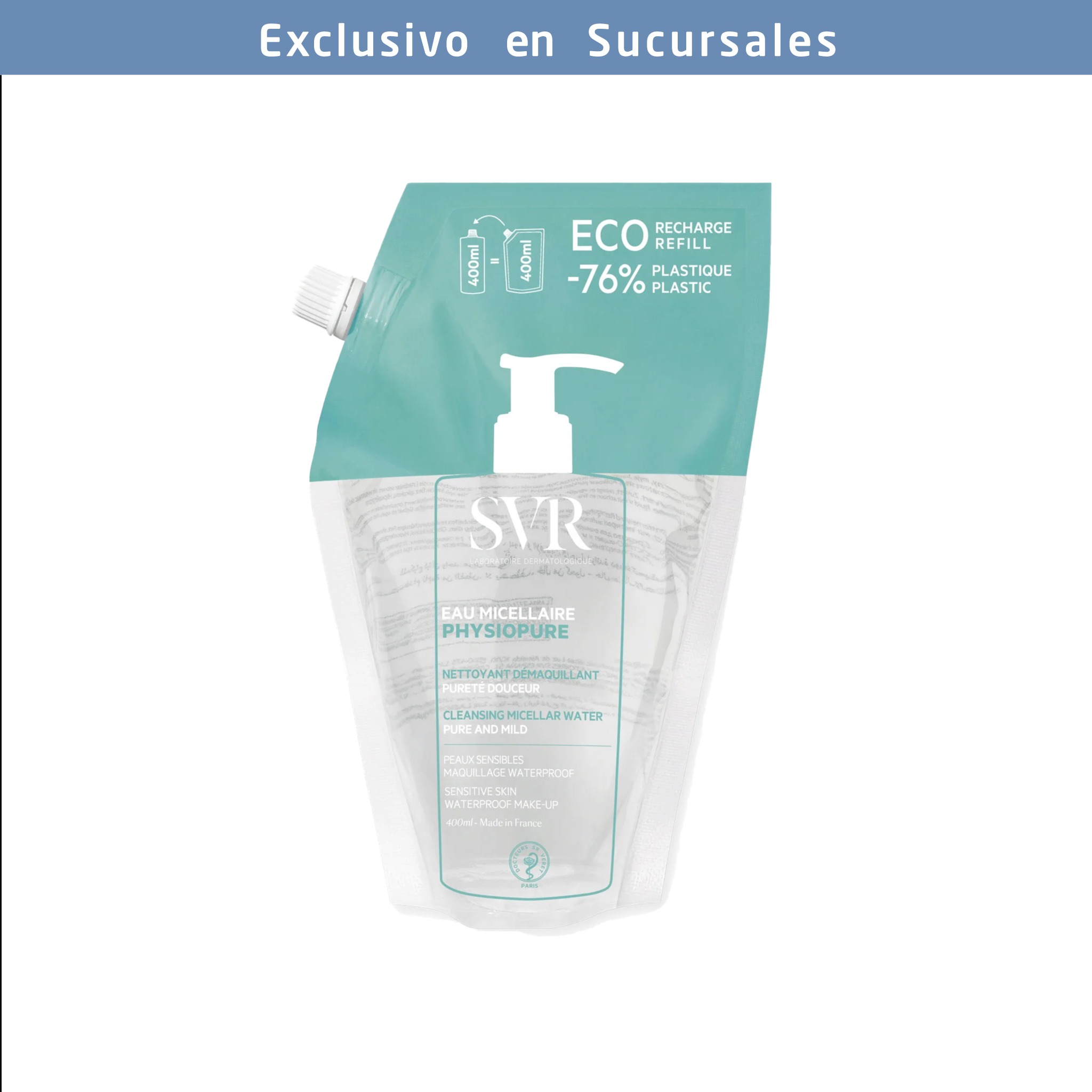 250919171748_88_1.jpg SVR Physiopure Eau Micellaire Refill 400mL - Imagen 1