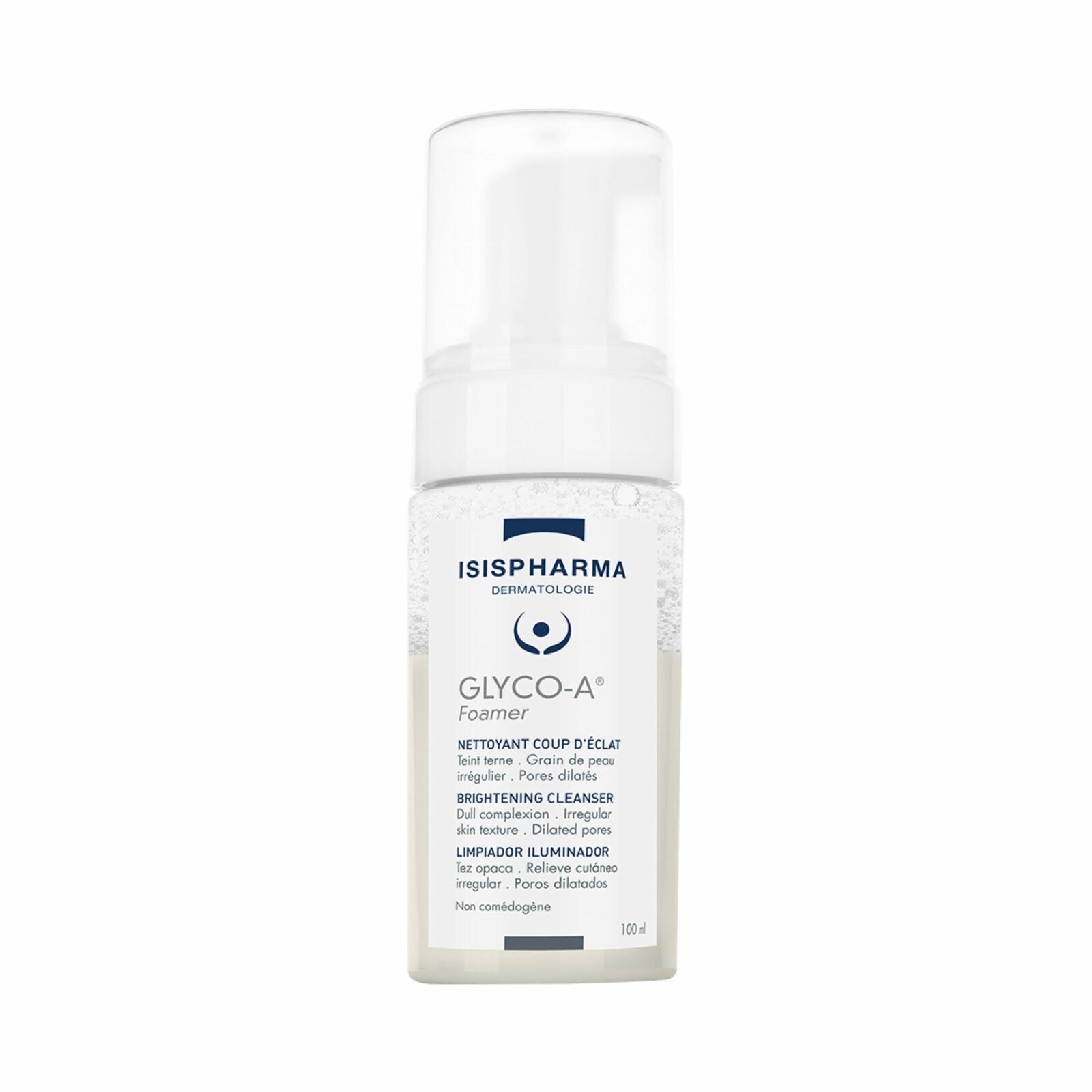 251024192300_90_1.jpg Isispharma Glyco-A Foamer 5.5% Limpiador Iluminador 100 mL - Imagen 1