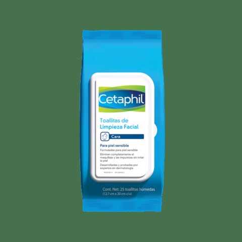 Cetaphil Toallitas de Limpieza Facial 25pza