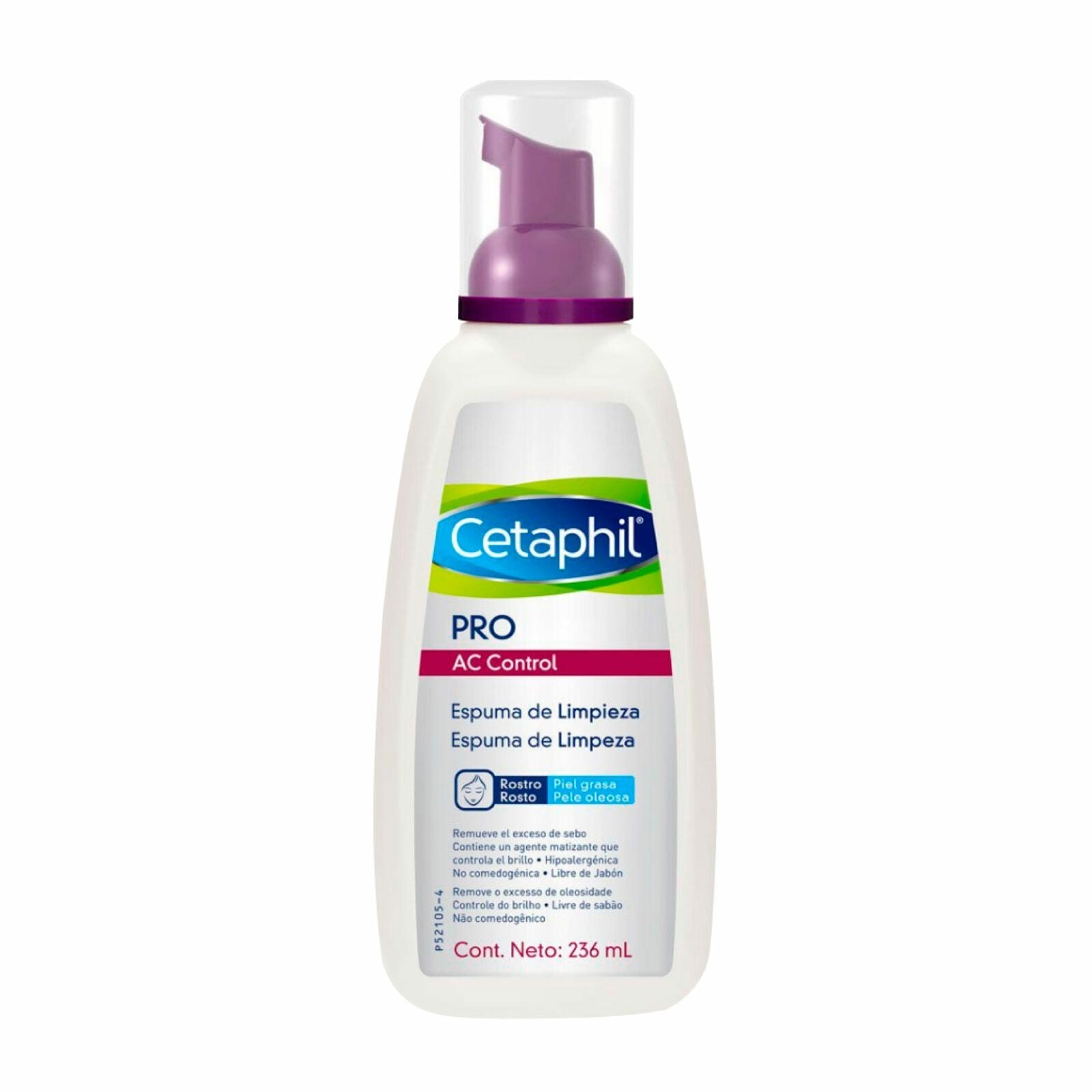 251028174332_14_1.jpg Cetaphil PRO AC Control Espuma de Limpieza 236mL - Imagen 1