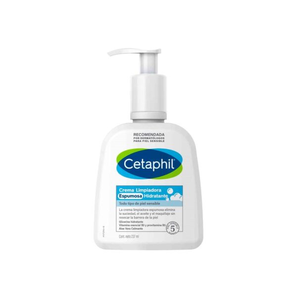 Cetaphil Crema Limpiadora Espumosa Hidratante 237Ml
