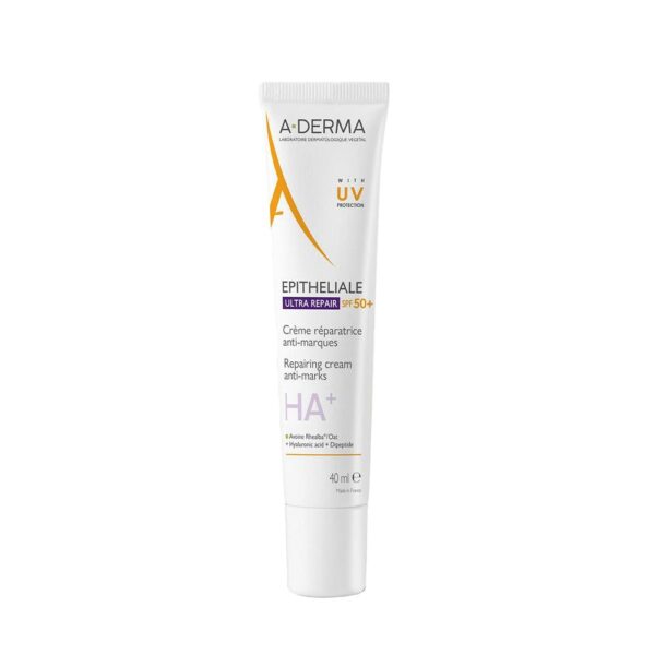 A-Derma Epitheliale AH Ultra Crema Reparadora y Protectora FPS 50 40 mL
