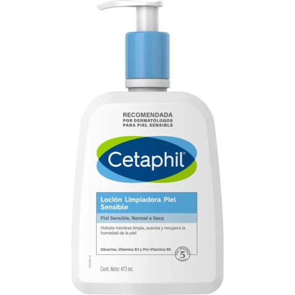 CETAPHIL LOCION LIMPIADORA PIEL SENSIBLE 473ML (NUEVA PRESENTACION)