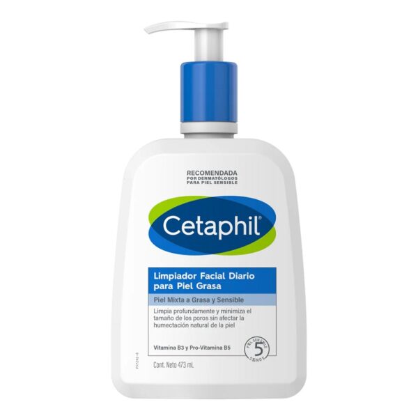 CETAPHIL GEL LIMPIADOR PARA PIEL GRASA 473ML