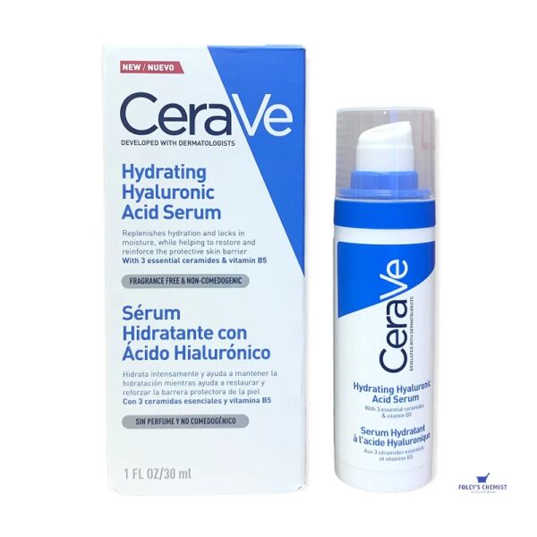CERA VE SERUM HIDRATANTE CON HIALURONICO 30ML