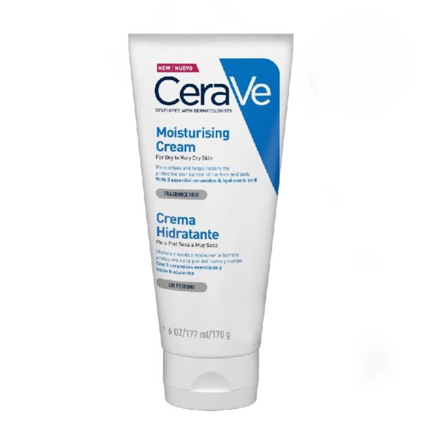CERA VE CREMA HIDRATANTE CON CERAMIDAS Y ACIDO HIALURONICO 170G