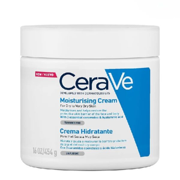 CERA VE CREMA HIDRATANTE CON CERAMIDAS Y ACIDO HIALURONICO 454G