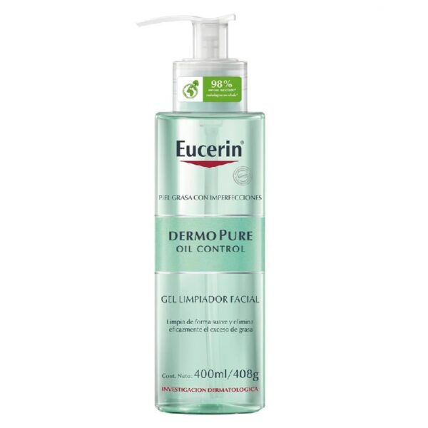 EUCERIN DERMO PURE GEL LIMPIADOR FACIAL 400ML