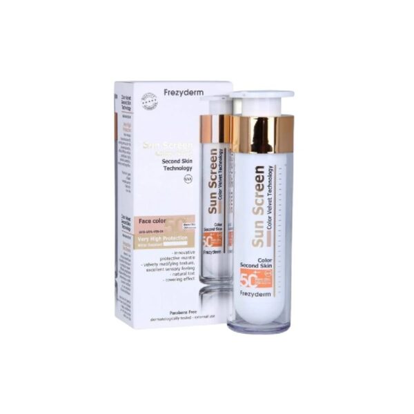 FREZYDERM SUN SCREEN COLOR VELVET FPS50 50ML
