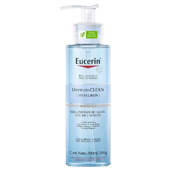 EUCERIN DERMATOCLEAN GEL FACIAL LIMPIADOR 200ML