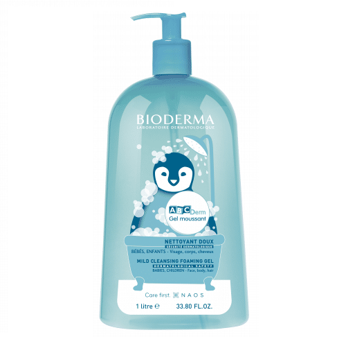 Bioderma ABCDerm Mild Cleansing Foaming Gel 1L